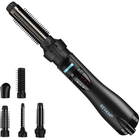 Revamp Progloss Airstyle 5 in 1 multistyler - Föhnborstel - Met coolshot - inclusief 5 opzetstukken - 19MM / 25 MM / 32MM