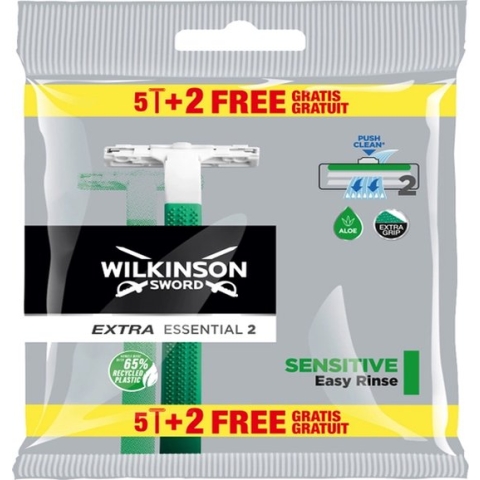 Wilkinson - Extra 2 Sensitive - Wegwerpmesjes - 7 Stuks