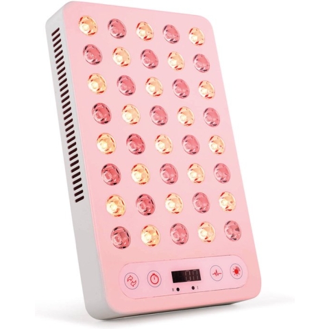 LIROMA® - LED Infraroodlamp - 2 Golflengten - Rood licht therapie - Collageen Lamp – Bevordert bloedcirculatie – Fibromyalgie - Warmtelamp - Lichttherapie - Red Light Therapy