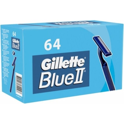Gillette Blue II - Wegwerpscheermesjes - 64 Stuks