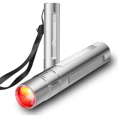 ReviveTorch Pijnverlichting Rood Licht Therapie Infrarood Lamp - Pijnverlichting - Draagbaar - Spier en Gewrichtspijn - Lichaam en Gezicht