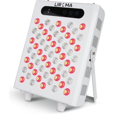 LIROMA® LED Infraroodlamp - 4 Golflengtes - Timer - Rood licht therapie - Collageen Lamp – Bevordert bloedcirculatie – Fibromyalgie - Warmtelamp - Lichttherapie - Infrarood sauna