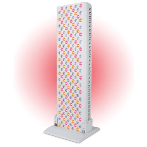 LIROMA® LED Infraroodlamp - 4 Golflengten - Timer - Rood licht therapie - Collageen Lamp – Bevordert bloedcirculatie – Fibromyalgie - Warmtelamp - Lichttherapie - Infrarood sauna