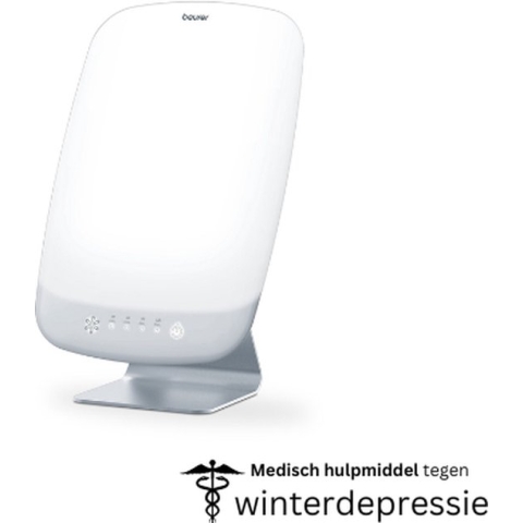 Beurer TL 95 Lichttherapielamp - Daglichtlamp - SunLike® LED - Oppervlak: 30 x 37 cm - Dimmer 6 intensiteitsniveaus - 10.000 Lux (op 25 cm) - Timer - Kantelbaar - Incl. adapter - 3 Jaar garantie