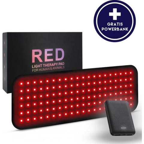 FIDELEM - Infrarood Riem - GRATIS Powerbank - Voor Rugpijn, Buikpijn, Kramp & Afvallen - Massage voor Rug & Buik