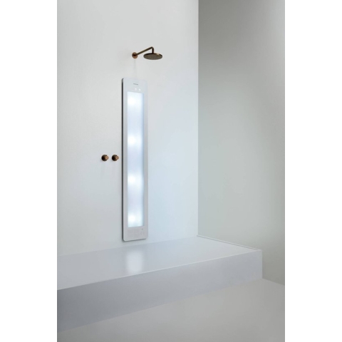 Sunshower Plus L inbouw met infrarood en UV-licht white