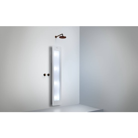 Sunshower Plus L opbouw vlak met infrarood en UV-licht white