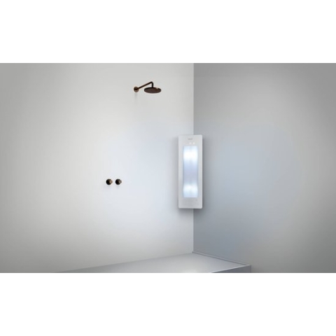 Sunshower Plus S opbouw hoek met infrarood en UV-licht white