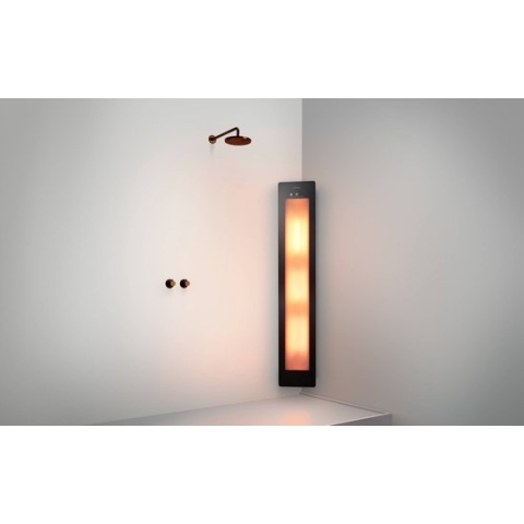Sunshower One L opbouw hoek met infrarood black