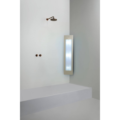 Sunshower Plus M opbouw hoek met infrarood en UV-licht sand white