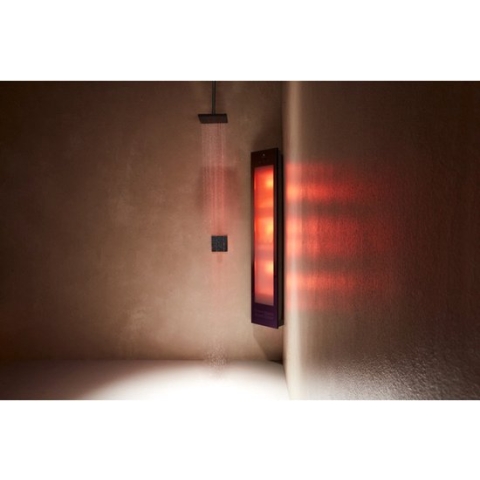 Sunshower Combi Black UV- en infrarood opbouwapparaat 29x144x22.8cm full body 2000watt zwart/aluminium