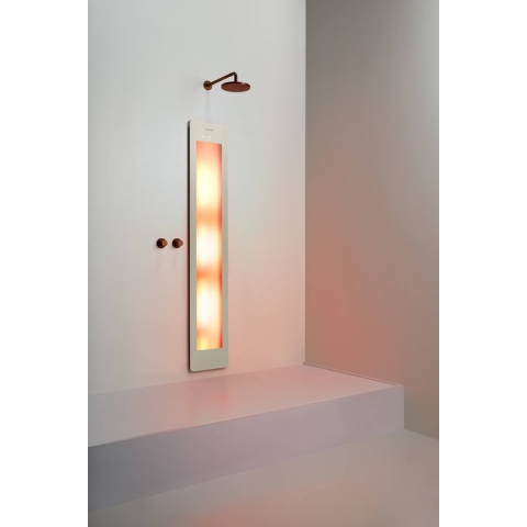 Sunshower One L inbouw met infrarood sand white