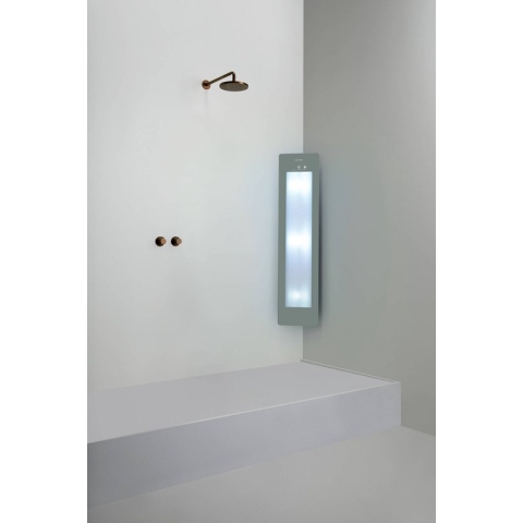 Sunshower Plus M opbouw hoek met infrarood en UV-licht organic grey