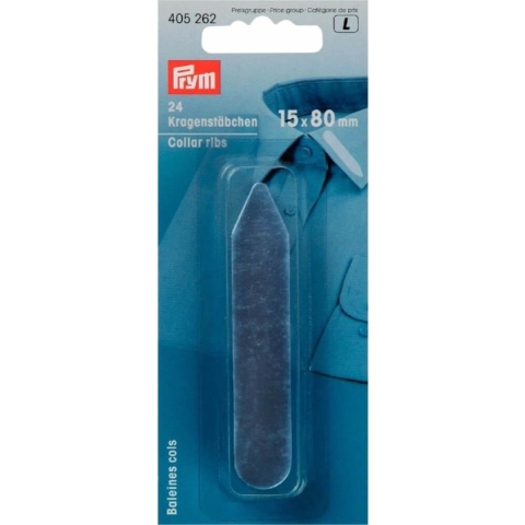 PRYM KRAAGBALEINEN 15X80MM TRANSPARANT