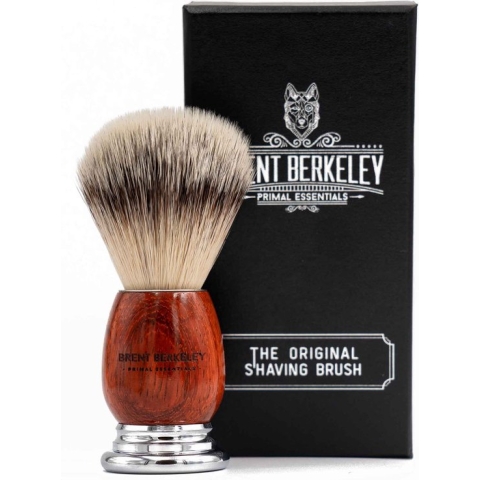 Brent Berkeley® - The Original Shaving Brush (Silvertip Fibre) - Duurzame synthetische scheerkwast