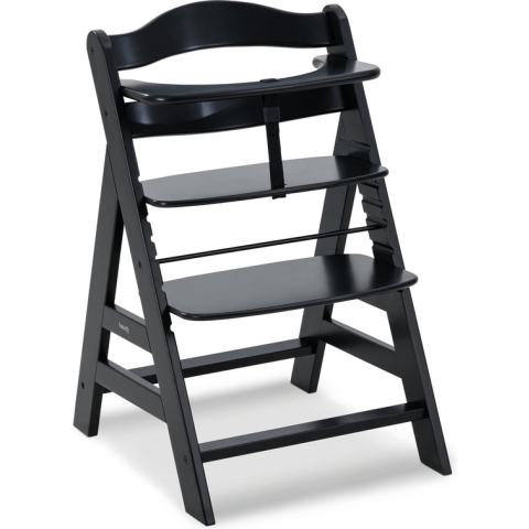 Hauck Alpha+ Black kinderstoel, FSC® gecertificeerd beukenhout