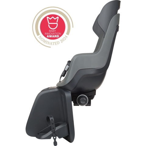 Bobike Maxi Go RS Fietsstoeltje – Met slaapstand – Bagagedrager - Macaron Grey
