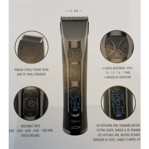 Ultron VSX-II - Tondeuse - Professioneel - LED