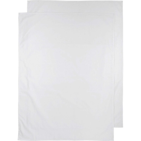 Meyco Uni wieglaken - 2-pack - white - 75x100cm