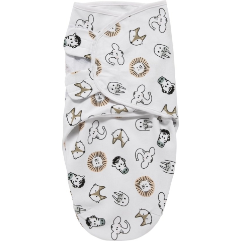 Meyco Baby Animal swaddlemeyco inbakerdoek - multicolour - 4-6 maanden