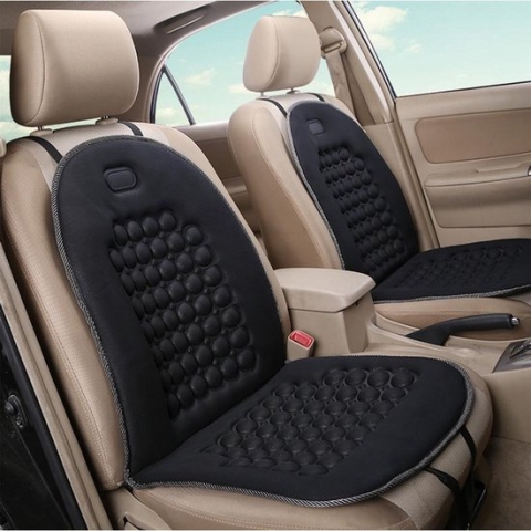 Autostyle Bolletjeskussen  Stoelkussen  Comfortline 95 X 45 Cm Zwart