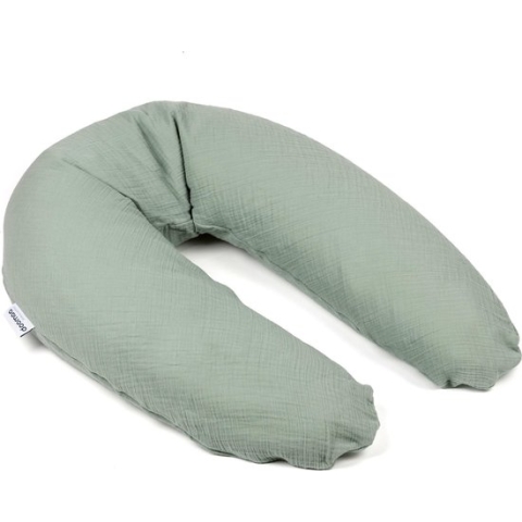 Doomoo Basics Comfy Big - Voedingskussen - Biokatoen - 190cm - Tetra Green