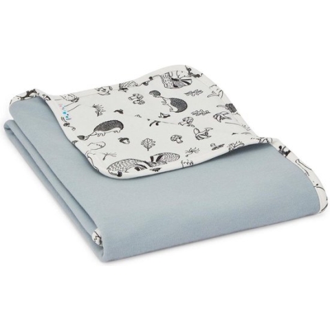 SuperLove Merino Organic Cotton Baby Deken - Enchanted Forest  -  90x90 cm