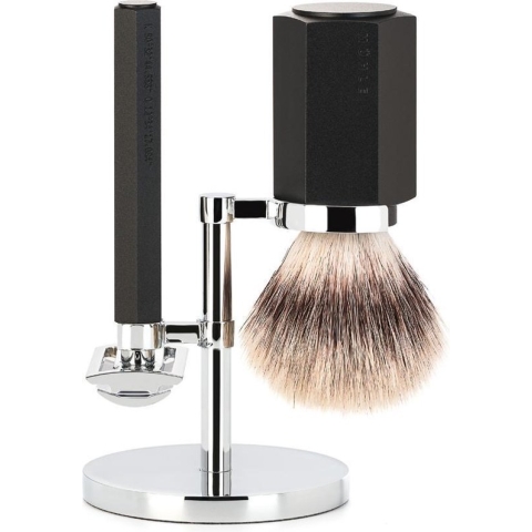 Muhle scheerset Hexagon S31MHXG - Synthetisch - Graphite