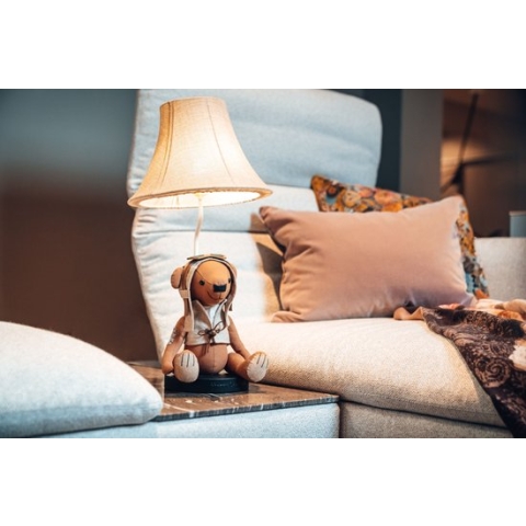 Happy Lamps - Lampen - lamp - kinderkamer - Hand gemaakt - Charles De avontuurlijke beer