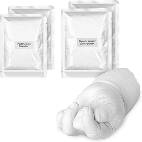 Plaster Hand Set - Hand Casting Kit for Plaster Hands Making - 3D Printing Casting