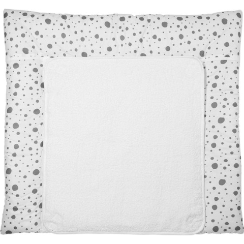 Meyco Baby Dots aankleedkussen - neutral - 85x75cm