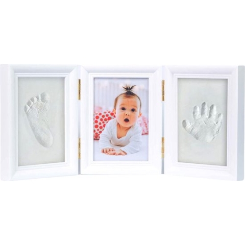 Babyfotolijst Set \ posters voor de kinderkamer - Baby Hand en Footprint Kit \ kit voor pasgeboren jongens/meisjes - baby fotolijst, Fotolijstplank
