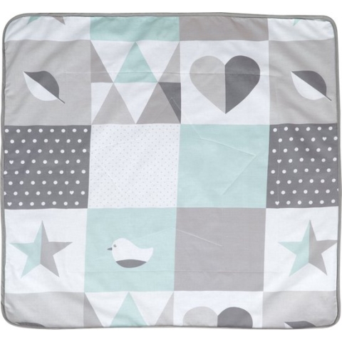 roba Warme en Zachte Babydeken 'Happy Patch', 80 cm Lengte x 80 cm Breedte