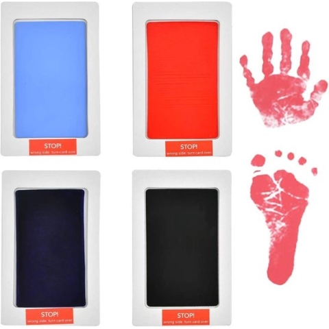 Baby Fotolijstje met Klei Afdruk Gipsafdruk baby - - Kraamcadeau jongens Kraamcadeau meisjes – Pasgeboren Baby – Geboortecadeau afdrukkenset