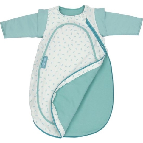 Nooga 4-seizoenen slaapzak Cocono Green Stripes (small 60cm)