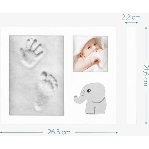 Babyfotolijst Set \ posters voor de kinderkamer - Baby Hand en Footprint Kit \ kit voor pasgeboren jongens/meisjes - baby fotolijst, Fotolijstplank