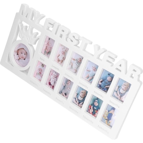 Babyfotolijst Set \ posters voor de kinderkamer - Baby Hand en Footprint Kit \ kit voor pasgeboren jongens/meisjes - baby fotolijst, Fotolijstplank