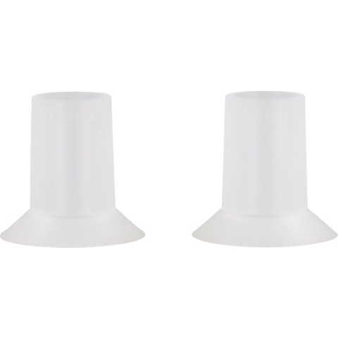 Youha® Borstschildverkleiners - Borstschilden - Borstkolf accessories - BPA vrij - elektrische draadloze borstkolven - Silicone borstschilden - Set van 2 stuks - Maat 18mm