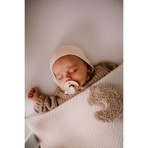 Pure Baby Love - wollen ledikantdeken - 100% wol - off white / natural