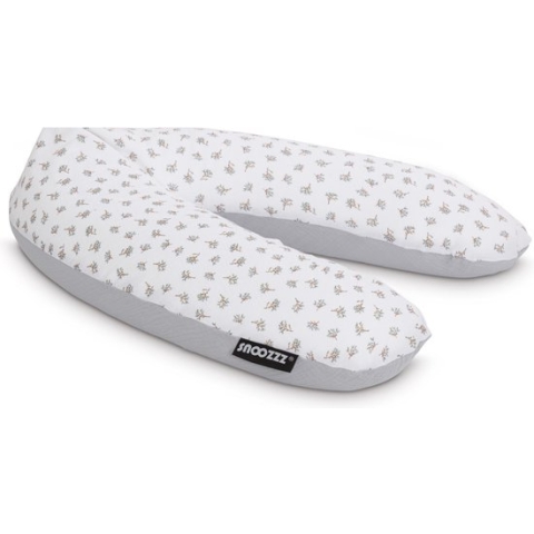 Snoozzz voedingskussen Zwangerschapskussen Zijslaapkussen - geruisloze microparel vulling - 185 cm - Judy