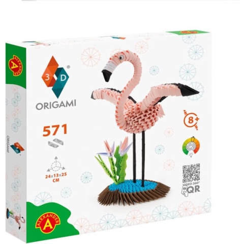 ORIGAMI 3D Flamingo - 571pcs
