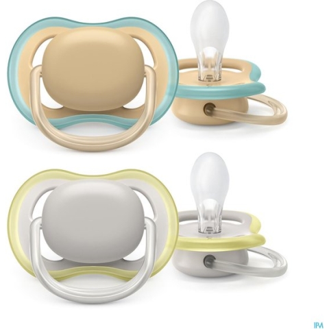 Philips Avent Ultra Air SCF085/15 - Fopspeen - 0 tot 6 maanden - 2 stuks