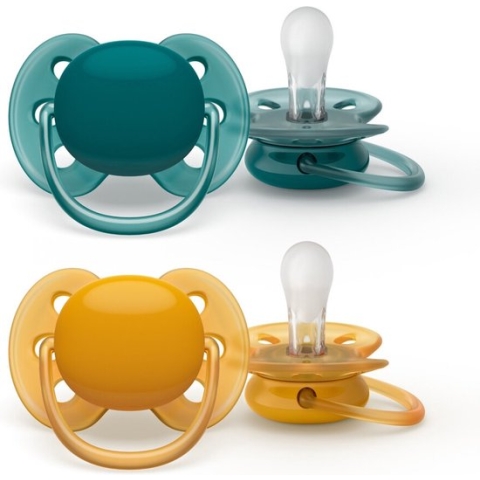 Philips Avent Ultra Soft SCF091/04 - Fopspeen - 6 tot 18 maanden - 2 stuks