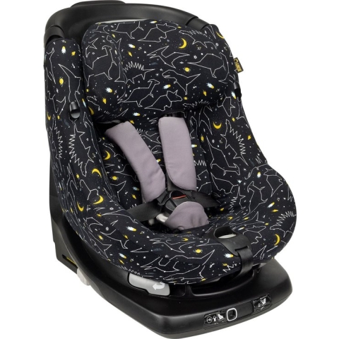 Autostoelhoes Geschikt voor Maxi Cosi AxissFix - Maxi Cosi Hoes Groep 0-1 - Zacht Katoen - Perfecte Pasvorm - Dino