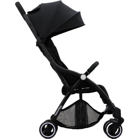 Hamilton by Yoop S1 Plus Buggy – Lichtgewicht Wandelwagen tot 22kg – MagicFold™ Technologie – Plooibuggy – Verstelbare en Wendbare Kinderwagen – Zwart