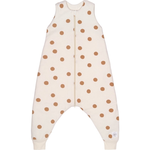 LÄSSIG babyslaapzak jumper 4 seizoenen Big Dots milky, 92 cm, 2-3 jaar