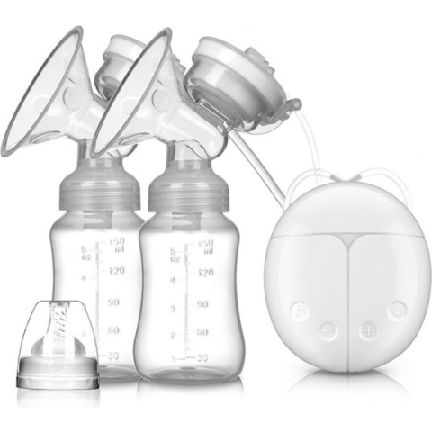 Happyment Dubbel Elektrische Borstkolf - Borstkolf Handsfree - Borstvoeding - Baby - BPA Vrij