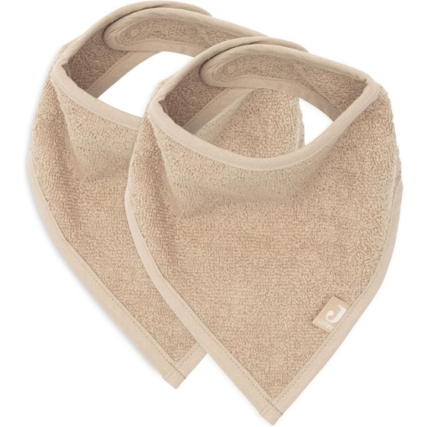 Jollein Slab Bandana- Biscuit - 2 Stuks