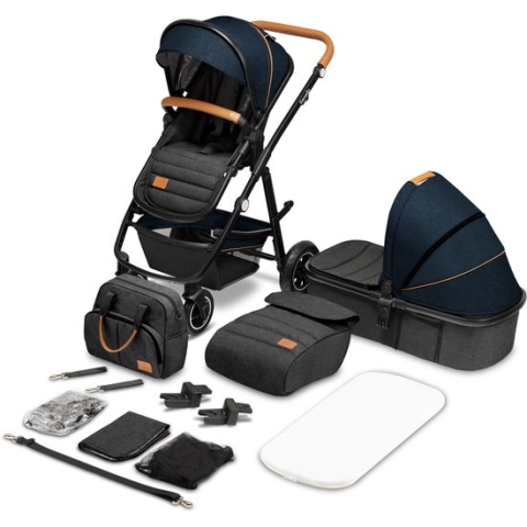 Lionelo Amber 2in1 - Kinderwagen - XXL SET - lichte alumimnium - tot 22kg