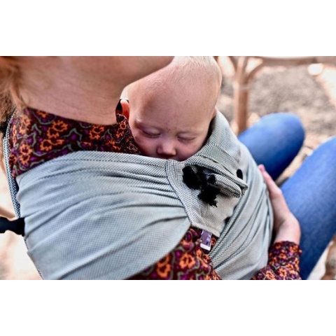 Draagzak Pure Baby Love Wrap&Go - Zeegroen